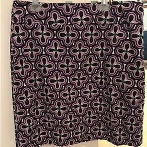 Ann Taylor Pencil Skirt Size 6 purple